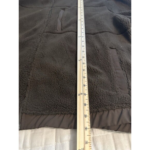 OLD NAVY Oversized Brown Sherpa Full Zip Sweater Women's SIZE XXL NWT - Picture 6 of 7